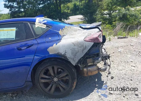 2022 Acura Tlx Tech A из США, поврежденный, VIN 19UUB5F51NA001575